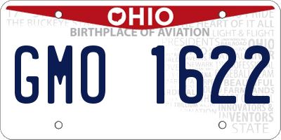 OH license plate GMO1622