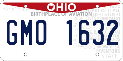 OH license plate GMO1632