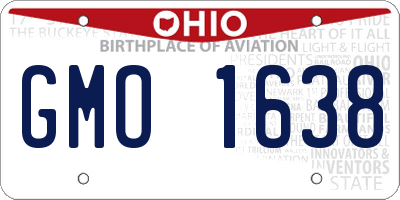 OH license plate GMO1638
