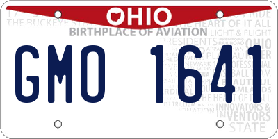 OH license plate GMO1641