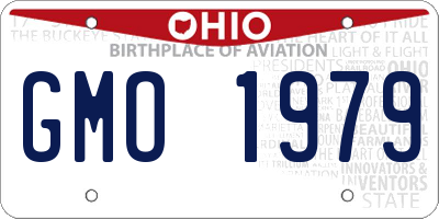 OH license plate GMO1979