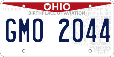 OH license plate GMO2044