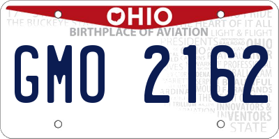 OH license plate GMO2162