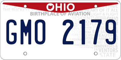 OH license plate GMO2179