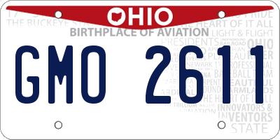 OH license plate GMO2611