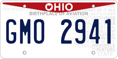 OH license plate GMO2941