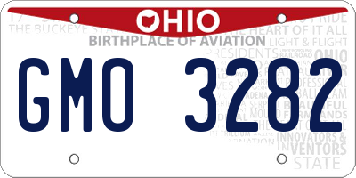 OH license plate GMO3282