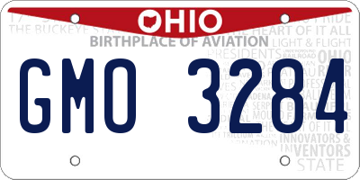 OH license plate GMO3284