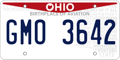 OH license plate GMO3642
