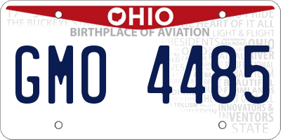 OH license plate GMO4485