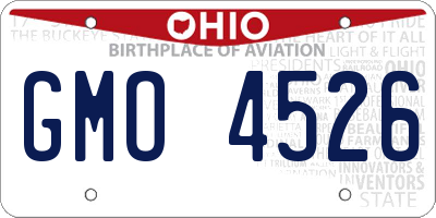 OH license plate GMO4526