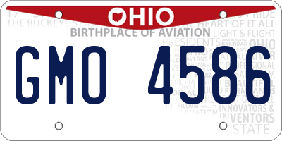 OH license plate GMO4586