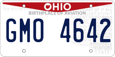 OH license plate GMO4642