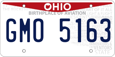 OH license plate GMO5163
