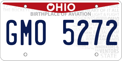 OH license plate GMO5272