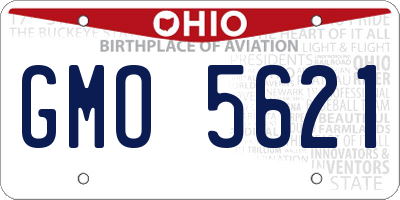 OH license plate GMO5621