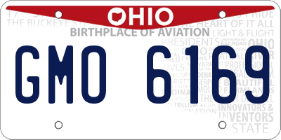 OH license plate GMO6169