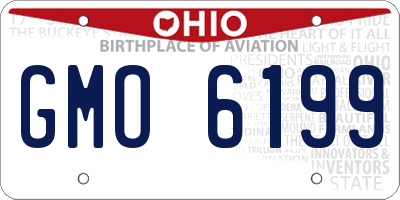 OH license plate GMO6199