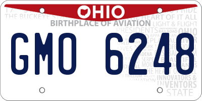 OH license plate GMO6248