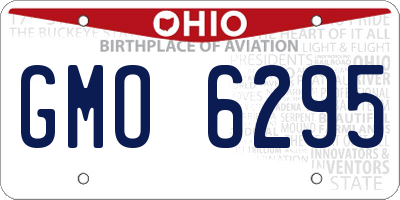 OH license plate GMO6295