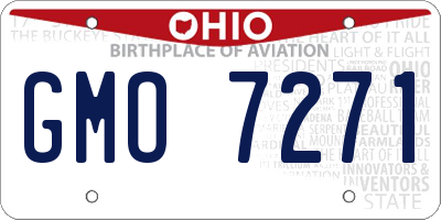 OH license plate GMO7271