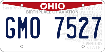 OH license plate GMO7527