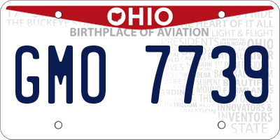 OH license plate GMO7739