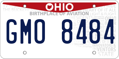 OH license plate GMO8484