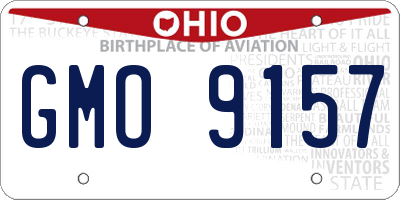 OH license plate GMO9157