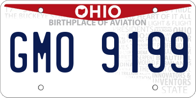 OH license plate GMO9199