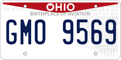 OH license plate GMO9569