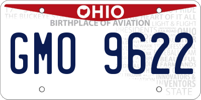 OH license plate GMO9622