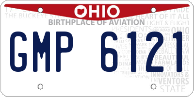 OH license plate GMP6121