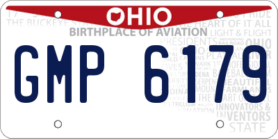OH license plate GMP6179