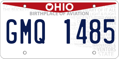 OH license plate GMQ1485
