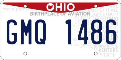 OH license plate GMQ1486