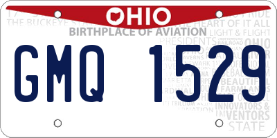 OH license plate GMQ1529