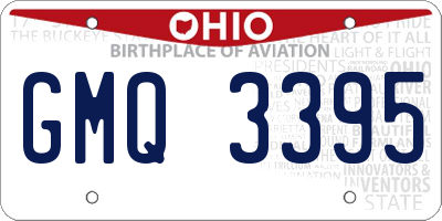 OH license plate GMQ3395