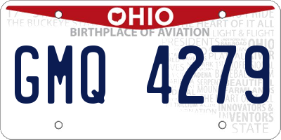 OH license plate GMQ4279