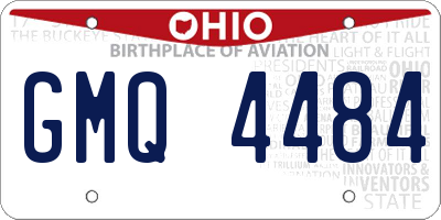 OH license plate GMQ4484