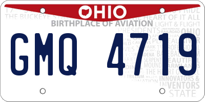 OH license plate GMQ4719