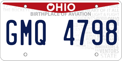 OH license plate GMQ4798