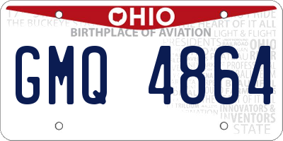 OH license plate GMQ4864