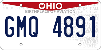 OH license plate GMQ4891