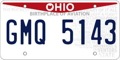 OH license plate GMQ5143