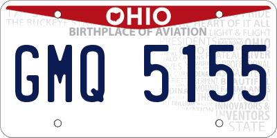 OH license plate GMQ5155