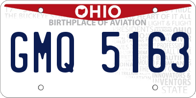 OH license plate GMQ5163