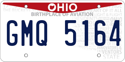 OH license plate GMQ5164