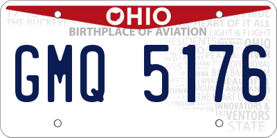OH license plate GMQ5176