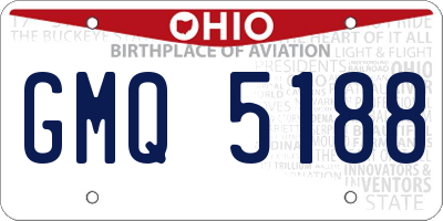 OH license plate GMQ5188